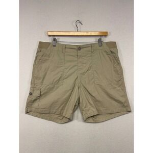 Gorpcore Outdoor Dash Womens L Khaki Tan Utility Cargo Shorts